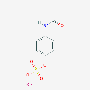 molecular formula C8H8KNO5S B7819602 potassium;(4-acetamidophenyl) sulfate 