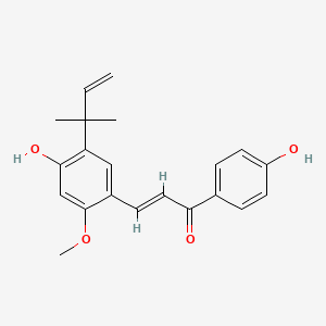 molecular formula C21H22O4 B7819638 Licochalcone a CAS No. 87080-27-1