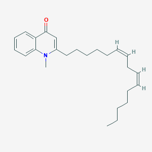 1-Methyl-2-[(6Z,9Z)-6,9-pentadecadienyl]-4(1H)-quinolone