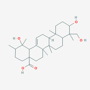 1,10-Dihydroxy-9-(hydroxymethyl)-1,2,6a,6b,9,12a-hexamethyl-2,3,4,5,6,6a,7,8,8a,10,11,12,13,14b-tetradecahydropicene-4a-carboxylic acid