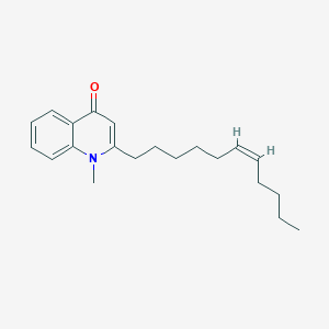 1-Methyl-2-[(Z)-6-undecenyl]-4(1H)-quinolone