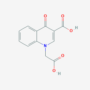1-(Carboxymethyl)-4-oxo-1,4-dihydroquinoline-3-carboxylic acid