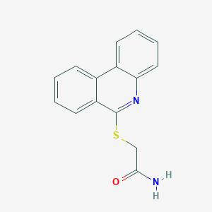 2-(Phenanthridin-6-ylsulfanyl)acetamide