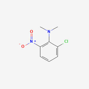 molecular formula C8H9ClN2O2 B7819837 2-Chloro-N,N-dimethyl-6-nitroaniline 