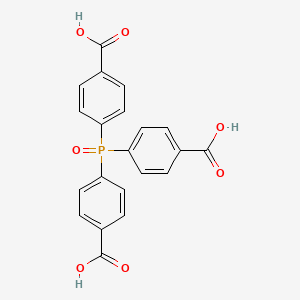 molecular formula C21H15O7P B7820015 Benzoic acid, 4,4,4-phosphinylidynetris- 