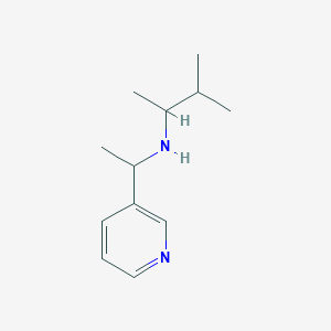(3-Methylbutan-2-yl)[1-(pyridin-3-yl)ethyl]amine