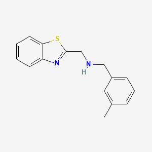 1-(1,3-Benzothiazol-2-YL)-N-[(3-methylphenyl)methyl]methanamine