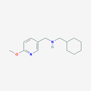 1-Cyclohexyl-N-((6-methoxypyridin-3-yl)methyl)methanamine