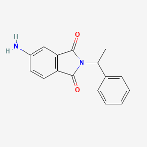 5-Amino-2-(1-phenylethyl)isoindoline-1,3-dione