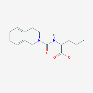 molecular formula C17H24N2O3 B7820319 methyl N-(3,4-dihydroisoquinolin-2(1H)-ylcarbonyl)isoleucinate 