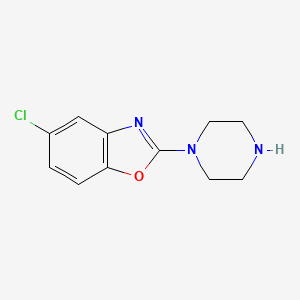 5-Chloro-2-piperazin-1-yl-1,3-benzoxazole