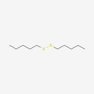 molecular formula C10H22S2 B7820525 Dipentyl disulphide CAS No. 68513-62-2
