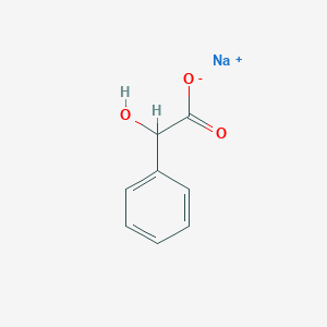molecular formula C8H7NaO3 B7820532 sodium;2-hydroxy-2-phenylacetate 