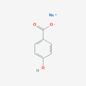 molecular formula C7H5NaO3 B7820535 sodium;4-hydroxybenzoate 