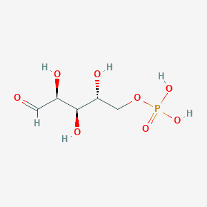 molecular formula C5H11O8P B078206 D-arabinose 5-phosphate CAS No. 13137-52-5