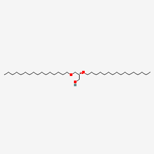 molecular formula C35H72O3 B7820666 (R)-2,3-十六烷氧基-1-丙醇 