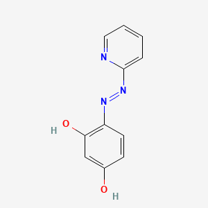 molecular formula C11H9N3O2 B7820689 4-(2-吡啶偶氮)间苯二酚 CAS No. 113964-55-9