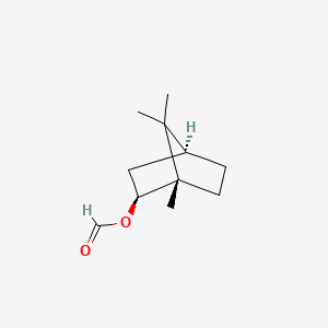 molecular formula C11H18O2 B7820730 Bicyclo[2.2.1]heptan-2-ol, 1,7,7-trimethyl-, 2-formate, (1R,2R,4R)-rel- 