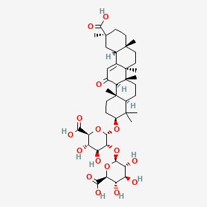 molecular formula C42H62O16 B7820763 Glycyrrhizic acid CAS No. 132215-36-2