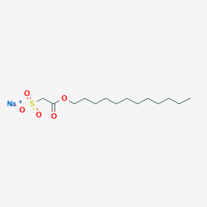 molecular formula C14H27NaO5S B7820902 sodium;2-dodecoxy-2-oxoethanesulfonate 