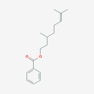 molecular formula C17H24O2 B078210 Citronellyl benzoate CAS No. 10482-77-6