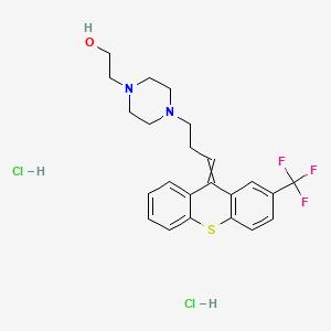 molecular formula C23H27Cl2F3N2OS B7821017 cis-(Z)-Flupentixol Dihydrochloride 