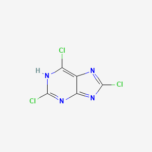 molecular formula C5HCl3N4 B7821031 2,6,8-trichloro-1H-purine 