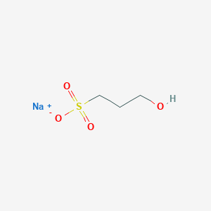 molecular formula C3H7NaO4S B7821114 sodium;3-hydroxypropane-1-sulfonate 