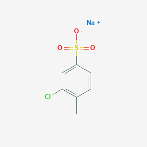 molecular formula C7H6ClNaO3S B7821287 sodium;3-chloro-4-methylbenzenesulfonate 