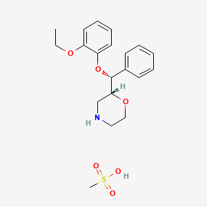 molecular formula C20H27NO6S B7821350 Reboxetine mesylate CAS No. 98769-82-5