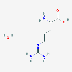 molecular formula C6H16N4O3 B7821466 DL-Arginine monohydrate CAS No. 158435-28-0