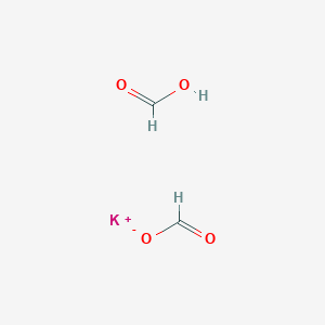 molecular formula C2H3KO4 B7821495 potassium;formic acid;formate 