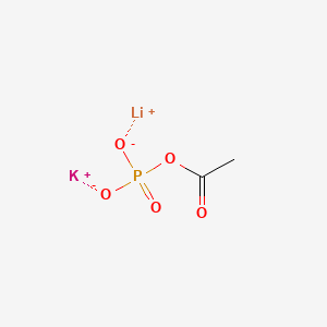 molecular formula C2H3KLiO5P B7821498 lithium;potassium;acetyl phosphate 