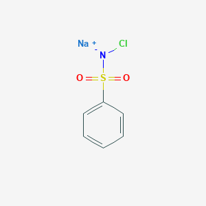 molecular formula C6H5ClNNaO2S B7821507 sodium;benzenesulfonyl(chloro)azanide 