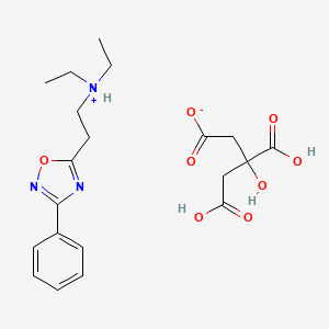 molecular formula C20H27N3O8 B7821560 Oxolamine dihydrogen citrate 