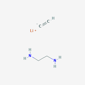 molecular formula C4H9LiN2 B7821605 lithium;ethane-1,2-diamine;ethyne 