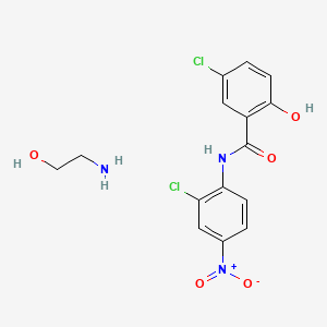 molecular formula C13H8Cl2N2O4.C2H7NO<br>C15H15Cl2N3O5 B7821627 Clonitralid CAS No. 5716-19-8
