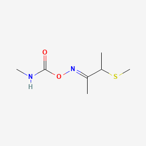 molecular formula C7H14N2O2S B7821765 3-(Methylthio)-2-butanone O-(methylcarbamoyl)oxime 