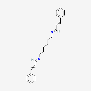 molecular formula C24H28N2 B7822105 N,N'-Dicinnamylidene-1,6-hexanediamine 