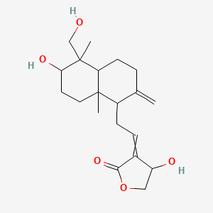 molecular formula C20H30O5 B7822324 Andropanolide CAS No. 1011492-21-9