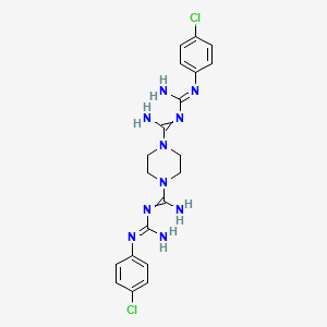 N,N''-Bis[4-chlorophenylamino(imino)methyl]-1,4-piperazinebiscarbimide amide