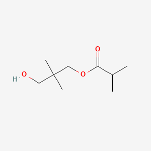 molecular formula C9H18O3 B7822376 3-Hydroxy-2,2-dimethylpropyl isobutyrate CAS No. 5919-84-6
