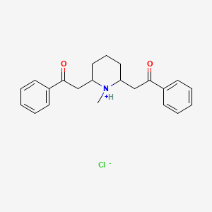2,2''-(1-Methyl-2,6-piperidinediyl)diacetophenone hydrochloride