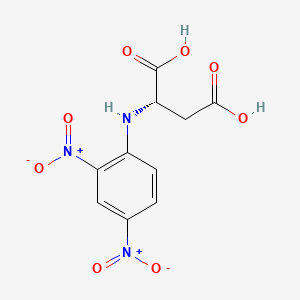 molecular formula C10H9N3O8 B7822557 2,4-Dinitrophenyl-L-aspartic acid CAS No. 26289-22-5