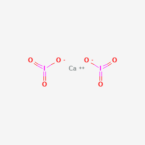 molecular formula Ca(IO3)2<br>CaI2O6 B7822605 Calcium iodate CAS No. 40563-56-2