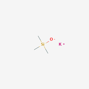 molecular formula C3H9KOSi B7822671 potassium;trimethyl(oxido)silane 