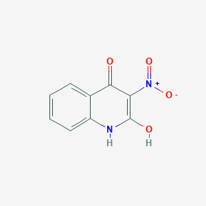 molecular formula C9H6N2O4 B078227 2,4-二羟基-3-硝基喹啉 CAS No. 15151-57-2
