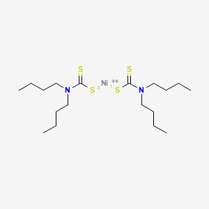 molecular formula C18H36N2NiS4 B7822821 Nickel dibutyldithiocarbamate 