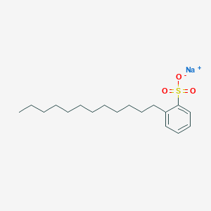 molecular formula C18H29NaO3S B7822894 sodium;2-dodecylbenzenesulfonate 
