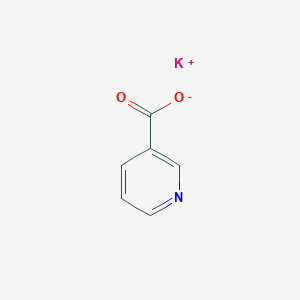 molecular formula C6H4KNO2 B7822921 potassium;pyridine-3-carboxylate 